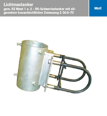 2 Mast - Lichtmastanker RZ Mast 1 &amp; 2