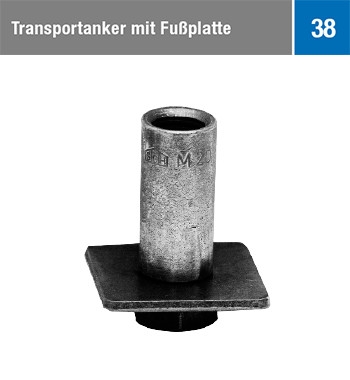 Liste 38 - Schraubenanker mit Fußplatte