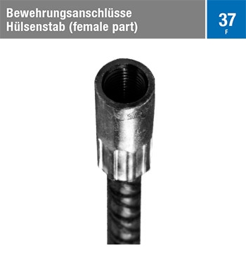 Hülsenstab (female part) Liste 37f